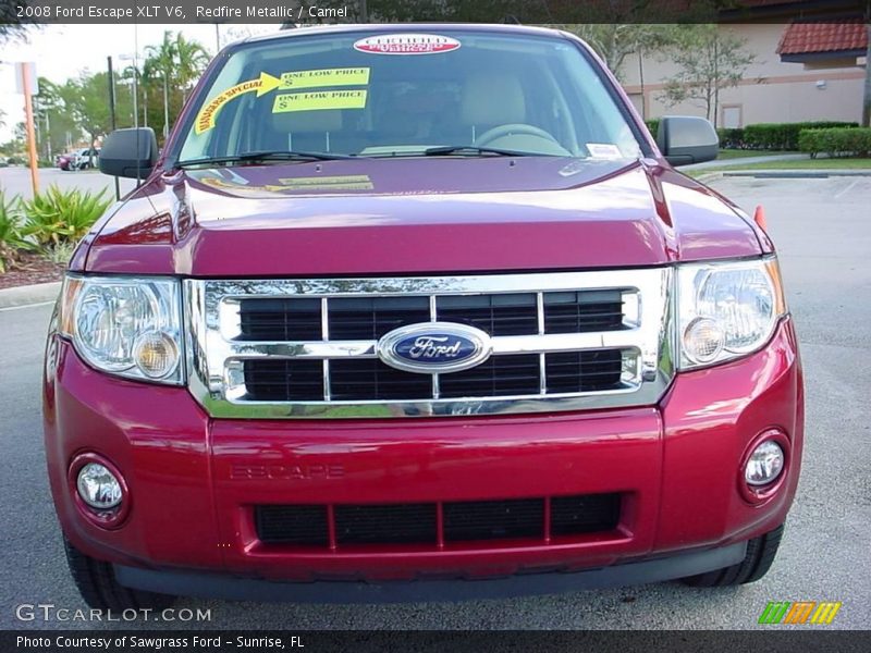 Redfire Metallic / Camel 2008 Ford Escape XLT V6