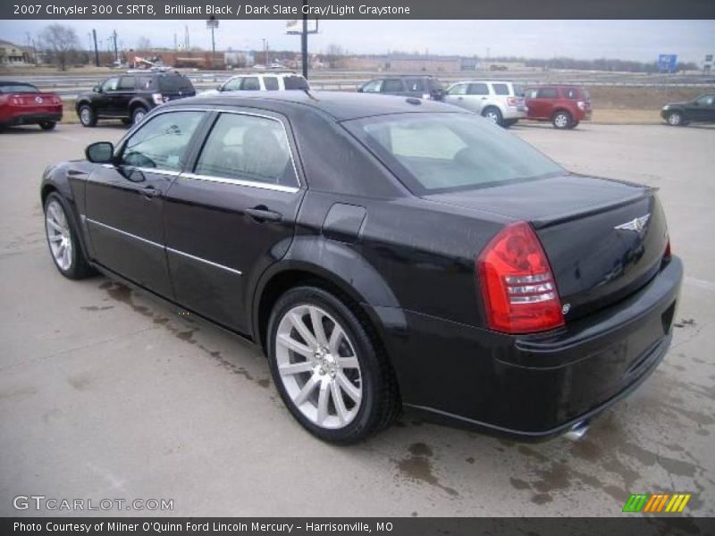 Brilliant Black / Dark Slate Gray/Light Graystone 2007 Chrysler 300 C SRT8