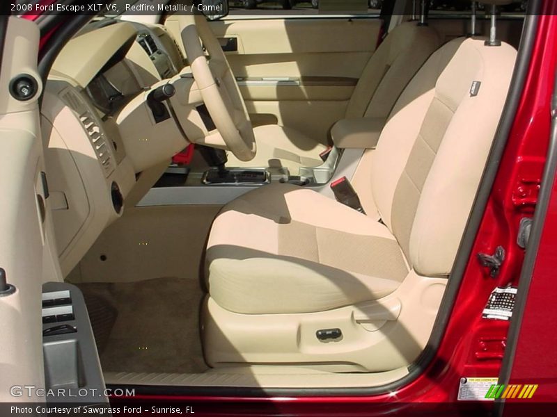 Redfire Metallic / Camel 2008 Ford Escape XLT V6