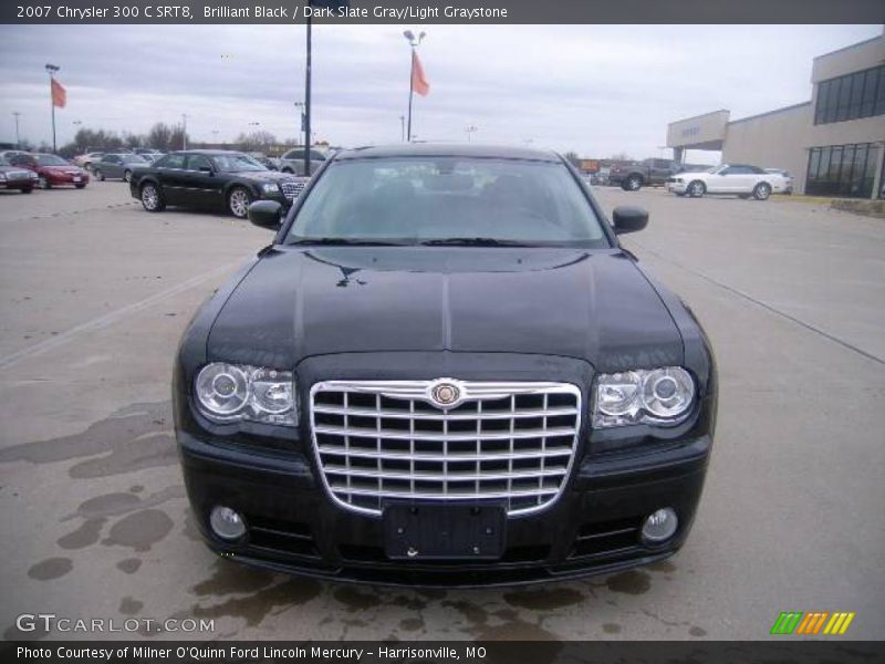 Brilliant Black / Dark Slate Gray/Light Graystone 2007 Chrysler 300 C SRT8