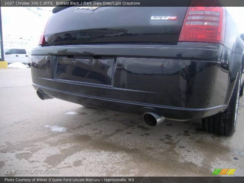 Brilliant Black / Dark Slate Gray/Light Graystone 2007 Chrysler 300 C SRT8