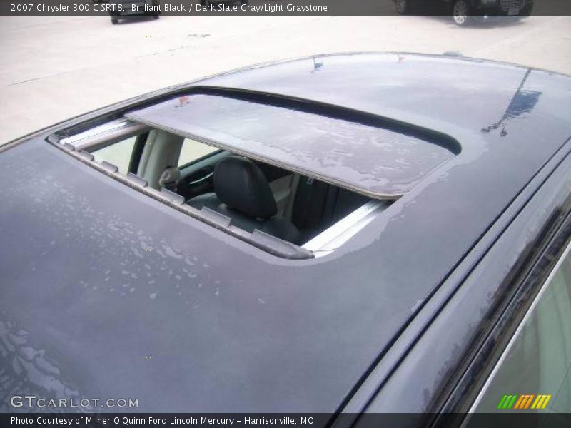 Brilliant Black / Dark Slate Gray/Light Graystone 2007 Chrysler 300 C SRT8