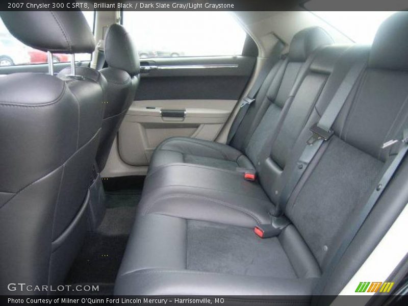 Brilliant Black / Dark Slate Gray/Light Graystone 2007 Chrysler 300 C SRT8