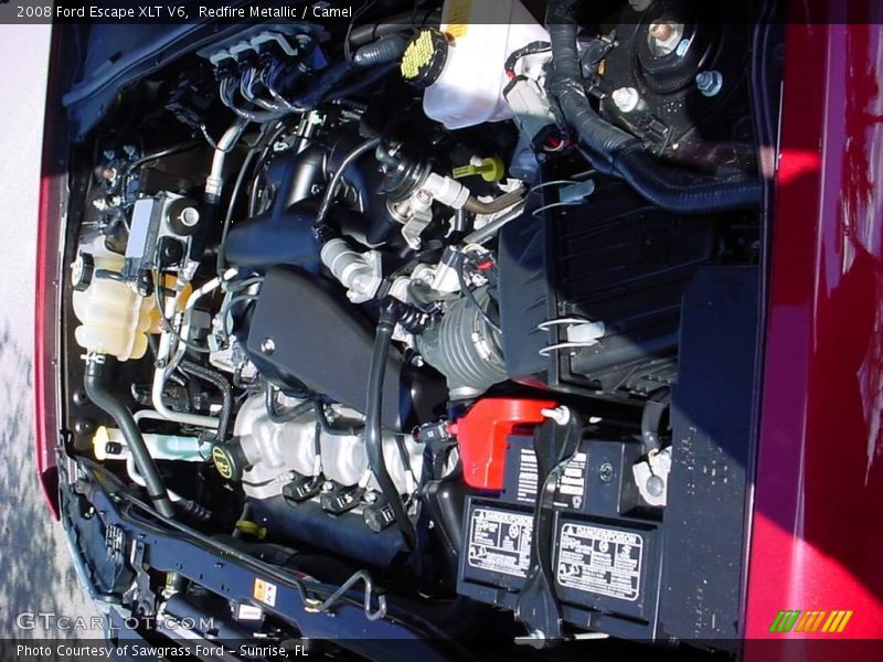 Redfire Metallic / Camel 2008 Ford Escape XLT V6