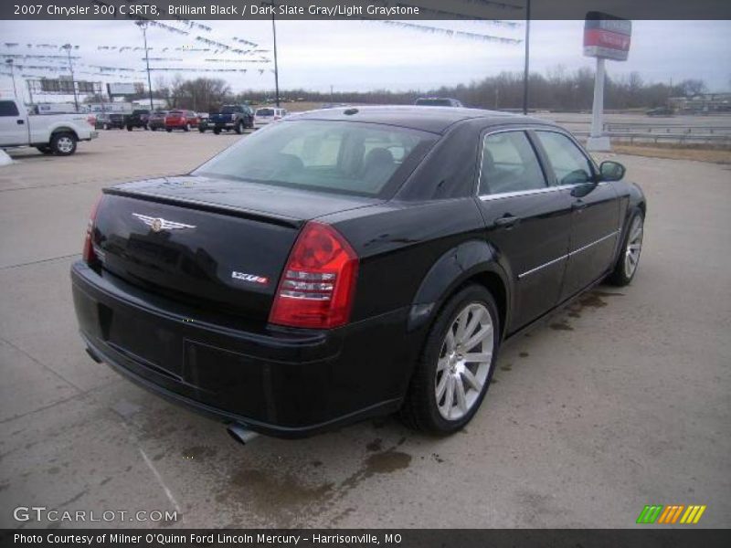 Brilliant Black / Dark Slate Gray/Light Graystone 2007 Chrysler 300 C SRT8