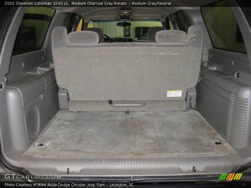 Medium Charcoal Gray Metallic / Medium Gray/Neutral 2002 Chevrolet Suburban 1500 LS