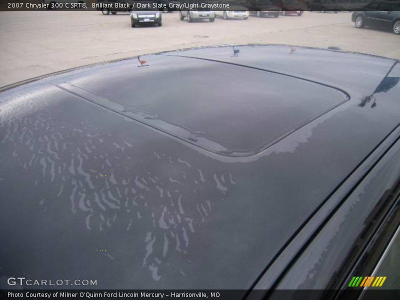 Brilliant Black / Dark Slate Gray/Light Graystone 2007 Chrysler 300 C SRT8