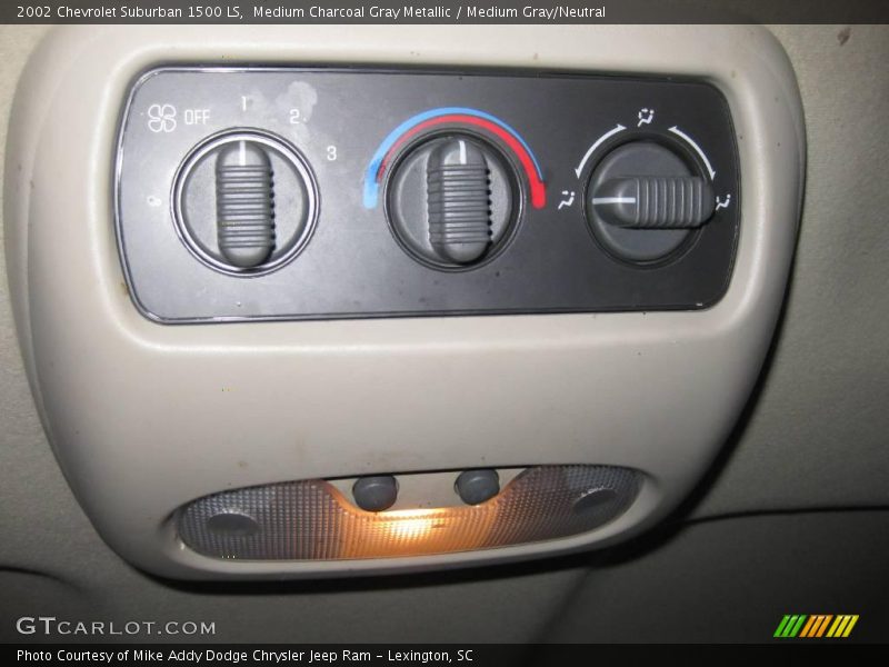 Medium Charcoal Gray Metallic / Medium Gray/Neutral 2002 Chevrolet Suburban 1500 LS