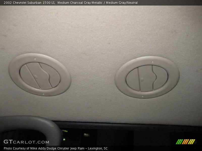Medium Charcoal Gray Metallic / Medium Gray/Neutral 2002 Chevrolet Suburban 1500 LS