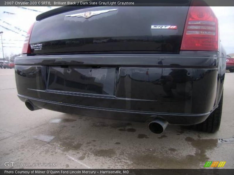 Brilliant Black / Dark Slate Gray/Light Graystone 2007 Chrysler 300 C SRT8