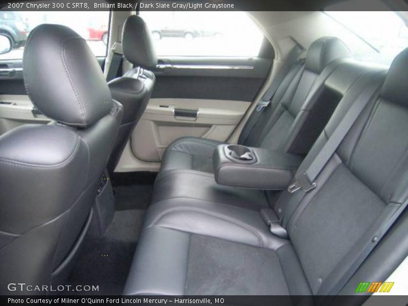 Brilliant Black / Dark Slate Gray/Light Graystone 2007 Chrysler 300 C SRT8