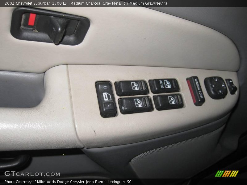 Medium Charcoal Gray Metallic / Medium Gray/Neutral 2002 Chevrolet Suburban 1500 LS