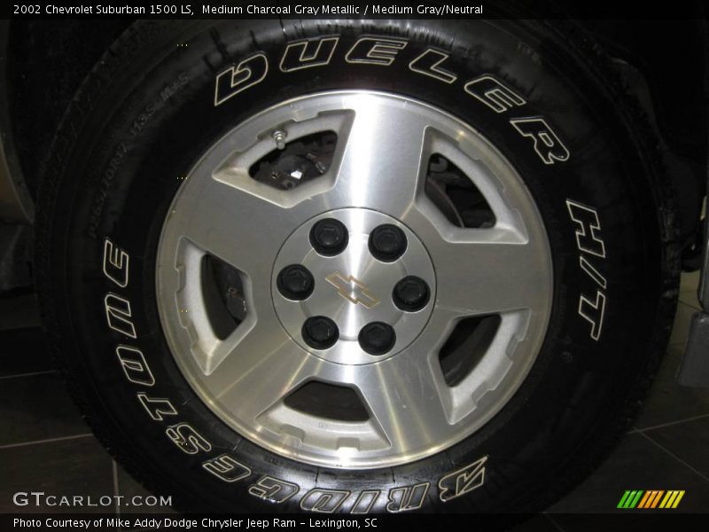 Medium Charcoal Gray Metallic / Medium Gray/Neutral 2002 Chevrolet Suburban 1500 LS