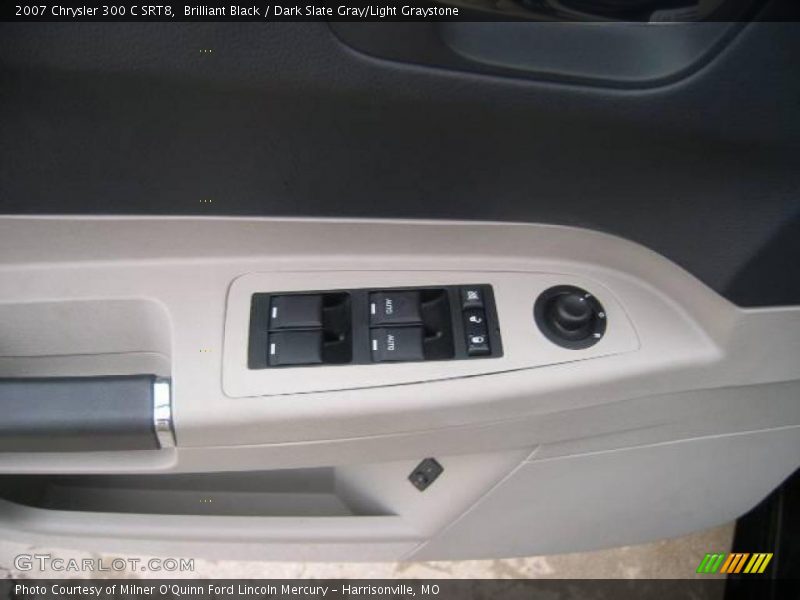 Brilliant Black / Dark Slate Gray/Light Graystone 2007 Chrysler 300 C SRT8