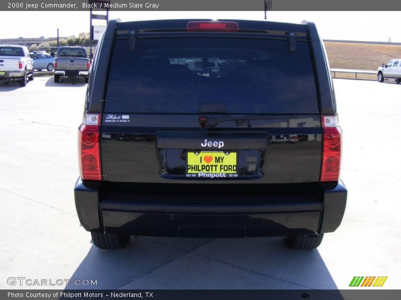 Black / Medium Slate Gray 2006 Jeep Commander
