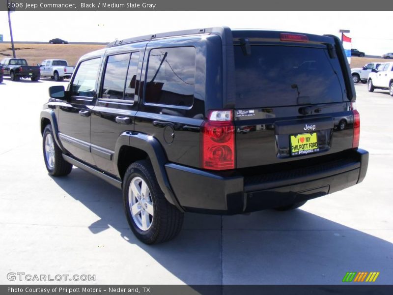 Black / Medium Slate Gray 2006 Jeep Commander