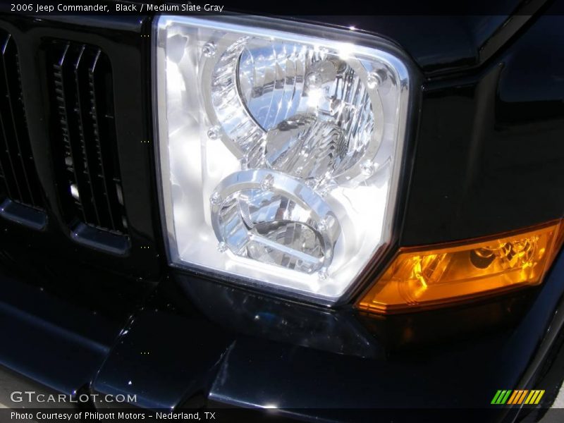 Black / Medium Slate Gray 2006 Jeep Commander