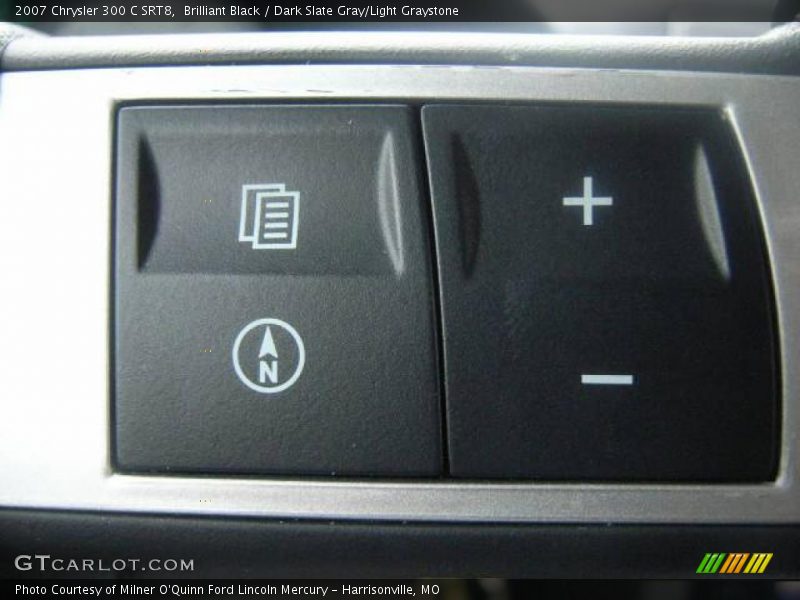 Brilliant Black / Dark Slate Gray/Light Graystone 2007 Chrysler 300 C SRT8