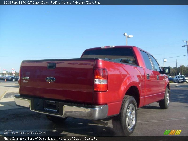 Redfire Metallic / Medium/Dark Flint 2008 Ford F150 XLT SuperCrew