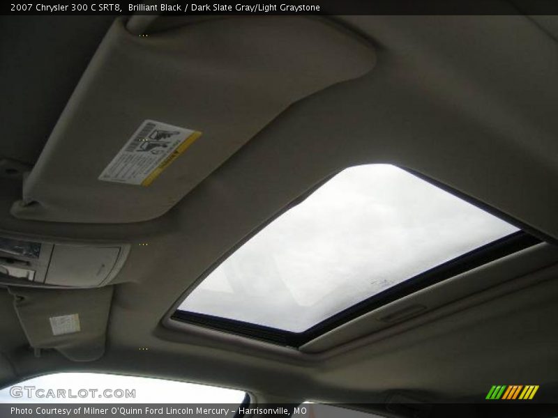 Brilliant Black / Dark Slate Gray/Light Graystone 2007 Chrysler 300 C SRT8