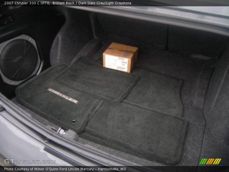 Brilliant Black / Dark Slate Gray/Light Graystone 2007 Chrysler 300 C SRT8