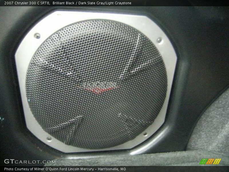 Brilliant Black / Dark Slate Gray/Light Graystone 2007 Chrysler 300 C SRT8
