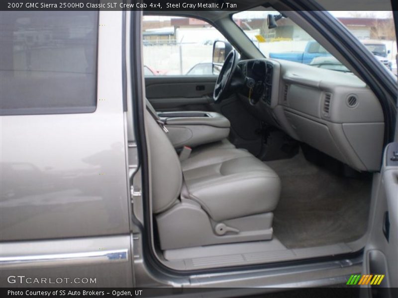 Steel Gray Metallic / Tan 2007 GMC Sierra 2500HD Classic SLT Crew Cab 4x4