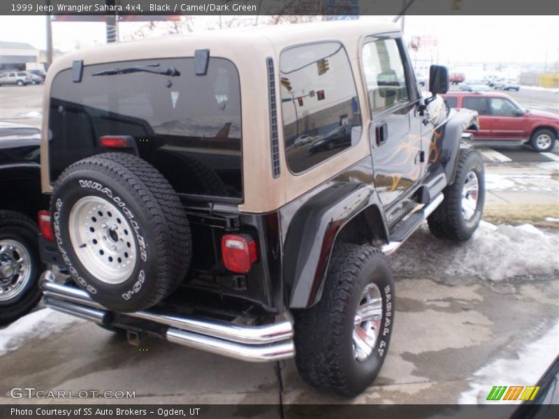 Black / Camel/Dark Green 1999 Jeep Wrangler Sahara 4x4