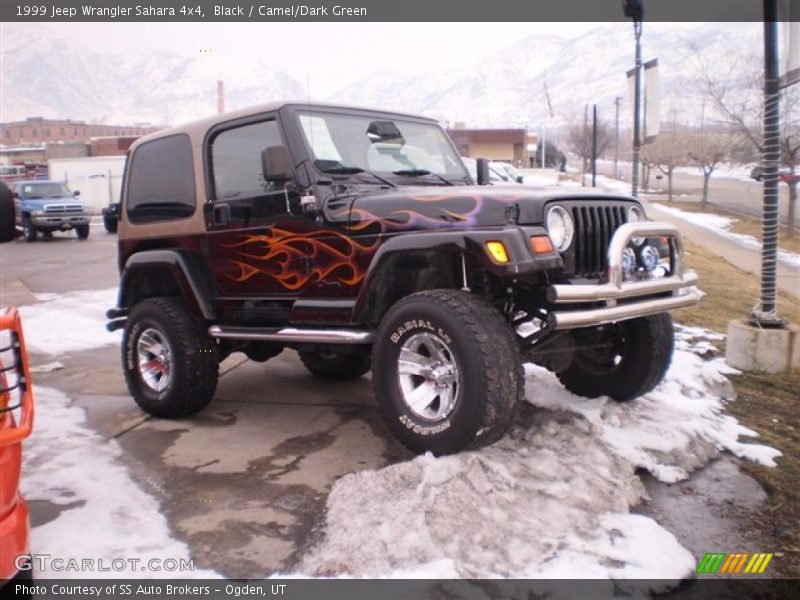 Black / Camel/Dark Green 1999 Jeep Wrangler Sahara 4x4