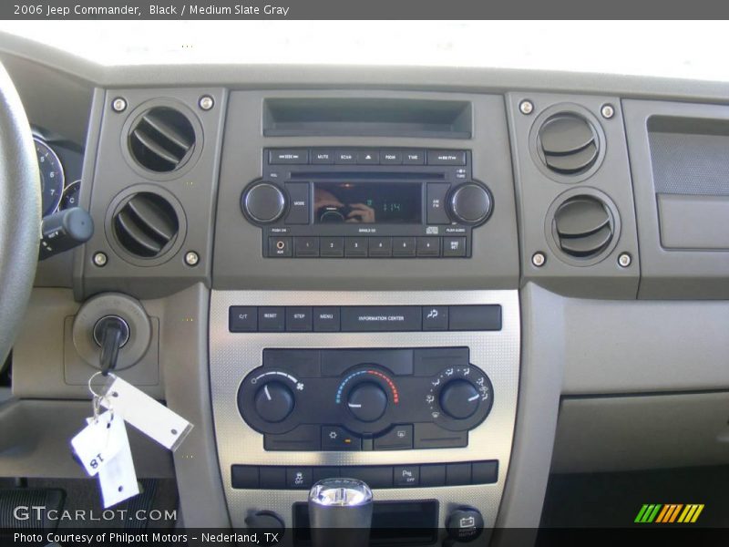 Black / Medium Slate Gray 2006 Jeep Commander
