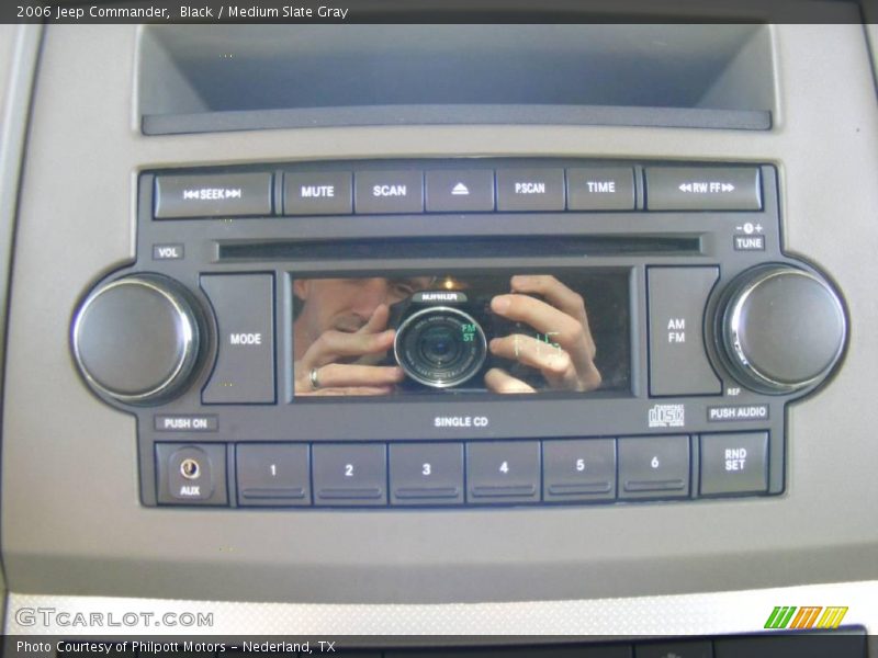 Black / Medium Slate Gray 2006 Jeep Commander