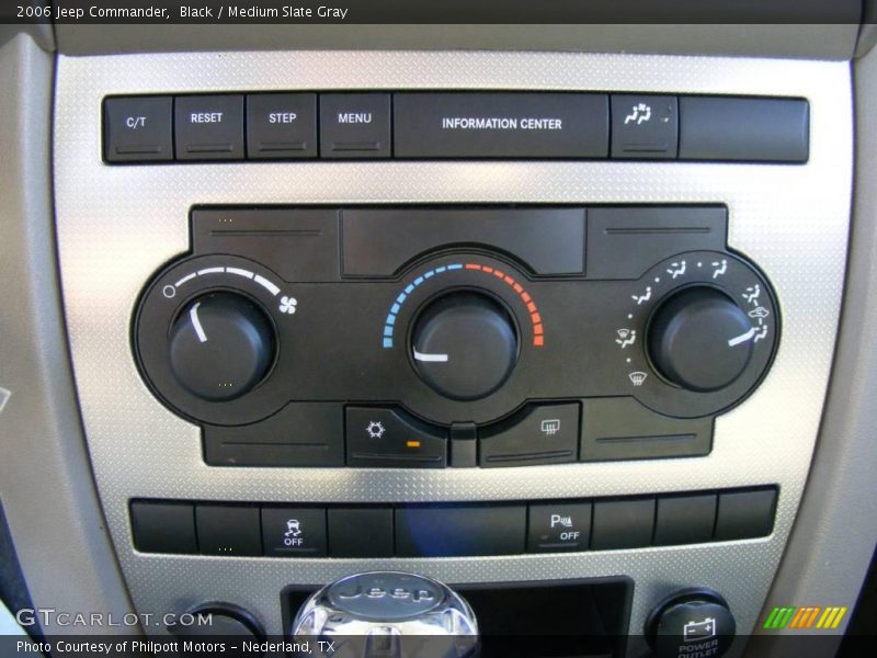 Black / Medium Slate Gray 2006 Jeep Commander