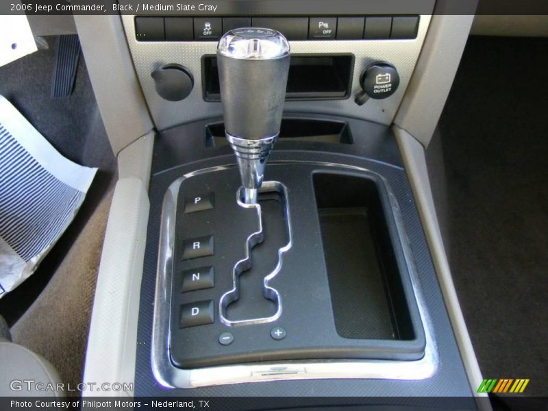 Black / Medium Slate Gray 2006 Jeep Commander