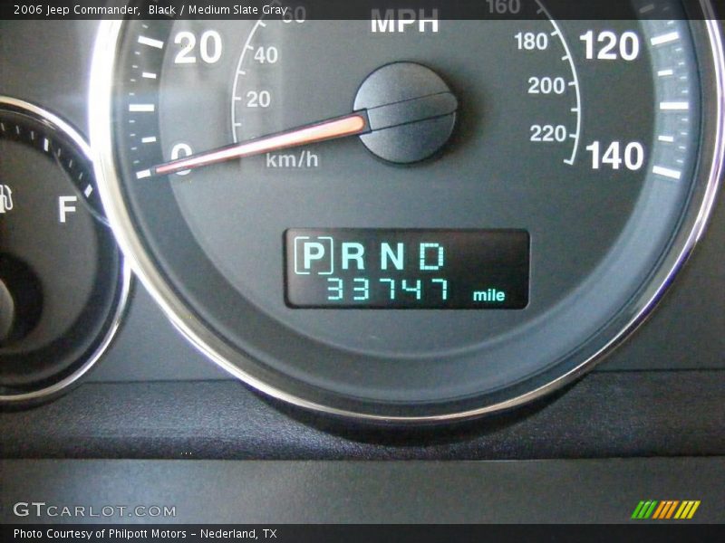 Black / Medium Slate Gray 2006 Jeep Commander