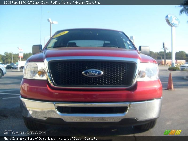Redfire Metallic / Medium/Dark Flint 2008 Ford F150 XLT SuperCrew