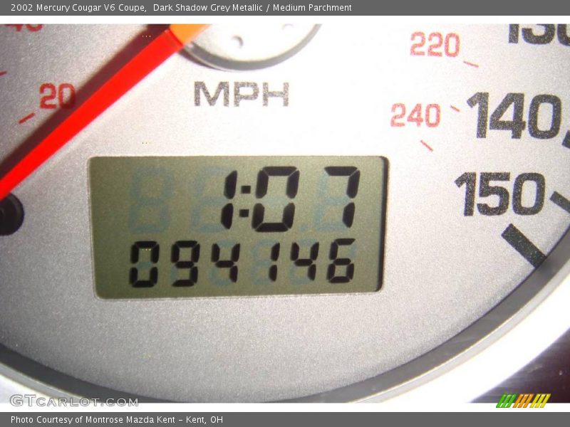 Dark Shadow Grey Metallic / Medium Parchment 2002 Mercury Cougar V6 Coupe