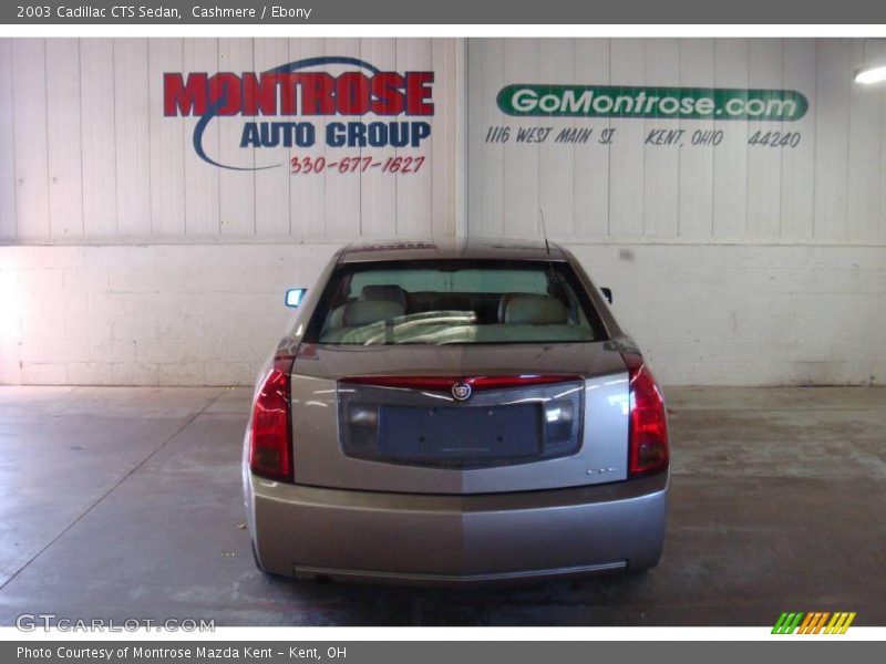 Cashmere / Ebony 2003 Cadillac CTS Sedan