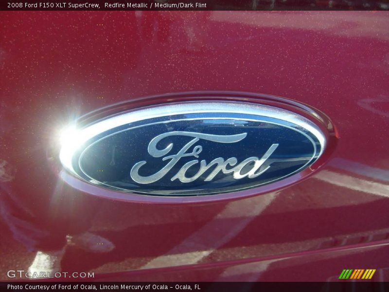 Redfire Metallic / Medium/Dark Flint 2008 Ford F150 XLT SuperCrew