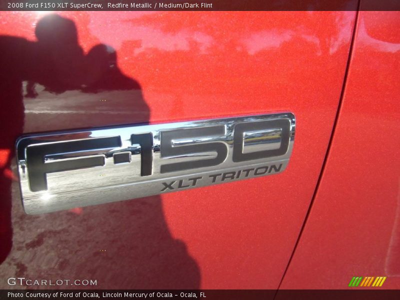 Redfire Metallic / Medium/Dark Flint 2008 Ford F150 XLT SuperCrew