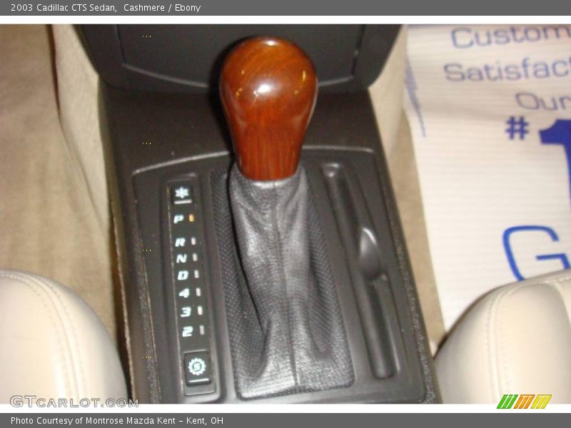 Cashmere / Ebony 2003 Cadillac CTS Sedan