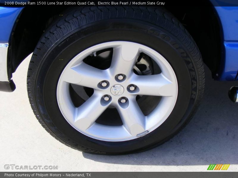 Electric Blue Pearl / Medium Slate Gray 2008 Dodge Ram 1500 Lone Star Edition Quad Cab