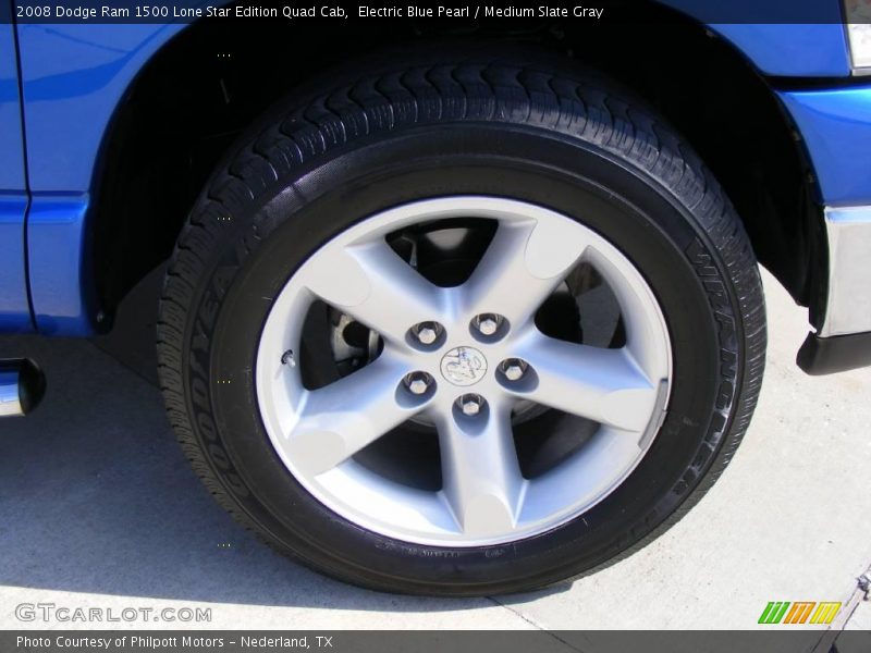Electric Blue Pearl / Medium Slate Gray 2008 Dodge Ram 1500 Lone Star Edition Quad Cab