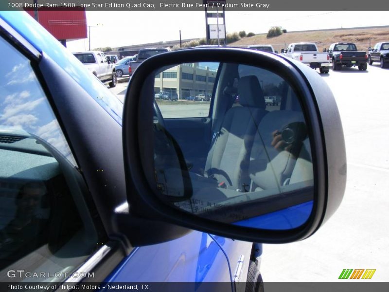 Electric Blue Pearl / Medium Slate Gray 2008 Dodge Ram 1500 Lone Star Edition Quad Cab