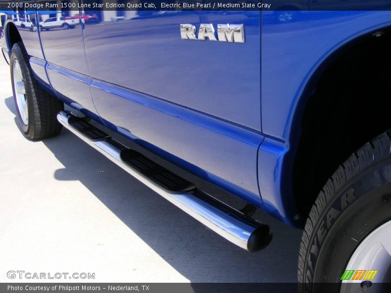 Electric Blue Pearl / Medium Slate Gray 2008 Dodge Ram 1500 Lone Star Edition Quad Cab