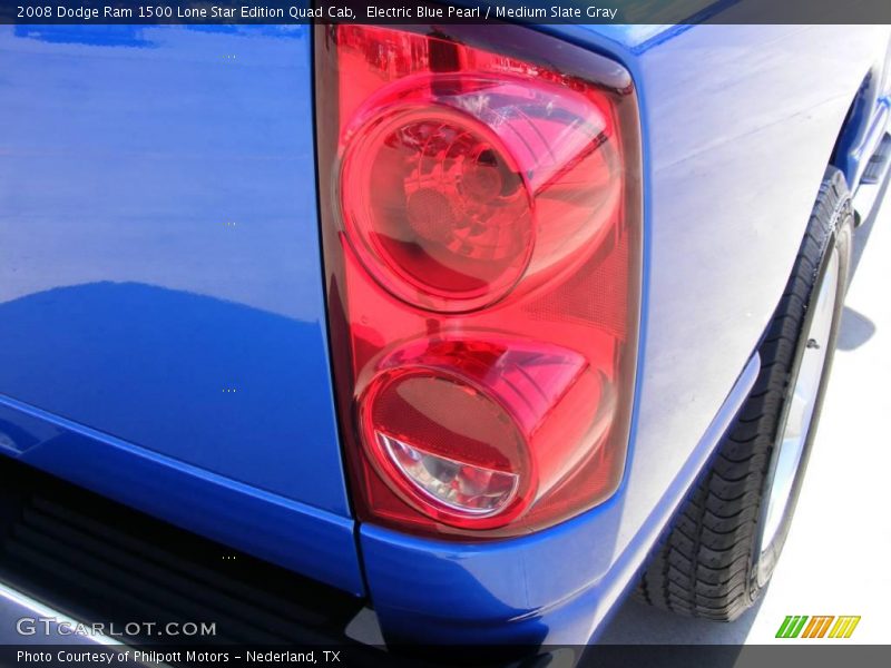 Electric Blue Pearl / Medium Slate Gray 2008 Dodge Ram 1500 Lone Star Edition Quad Cab