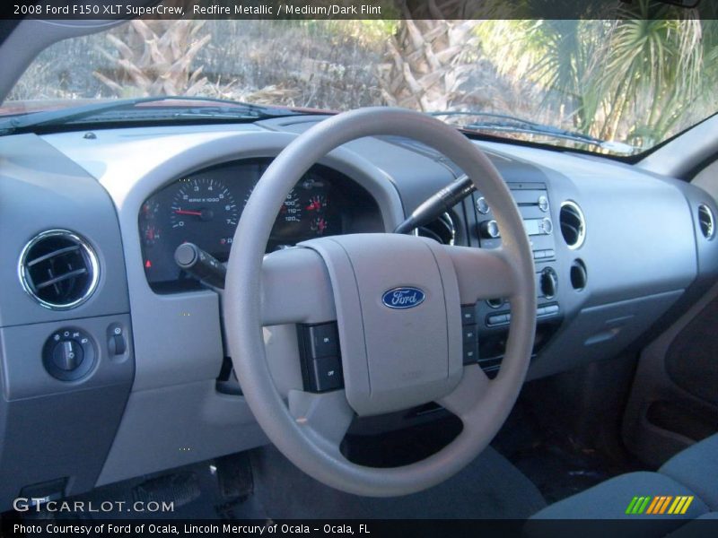Redfire Metallic / Medium/Dark Flint 2008 Ford F150 XLT SuperCrew