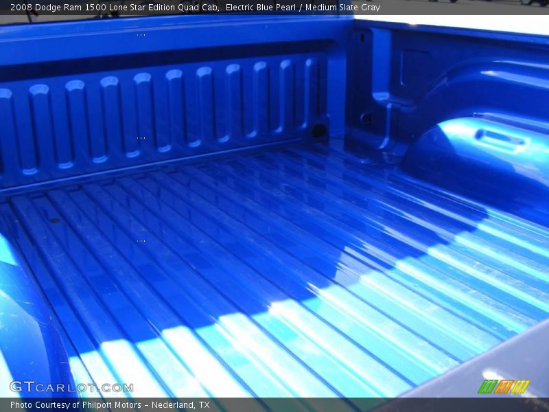 Electric Blue Pearl / Medium Slate Gray 2008 Dodge Ram 1500 Lone Star Edition Quad Cab