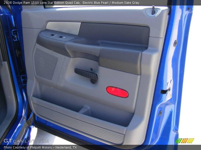 Electric Blue Pearl / Medium Slate Gray 2008 Dodge Ram 1500 Lone Star Edition Quad Cab