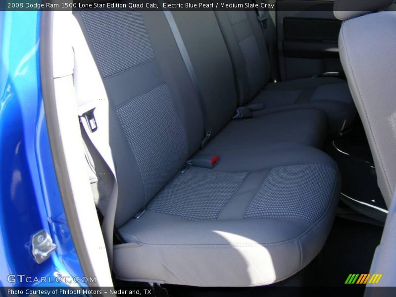 Electric Blue Pearl / Medium Slate Gray 2008 Dodge Ram 1500 Lone Star Edition Quad Cab