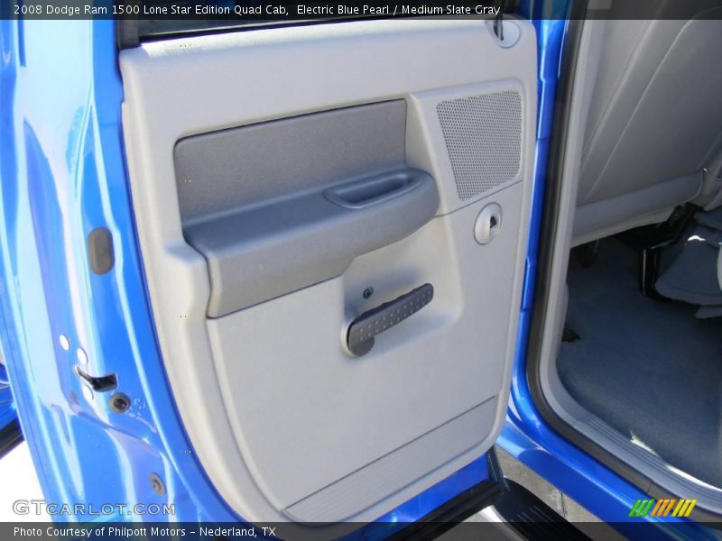 Electric Blue Pearl / Medium Slate Gray 2008 Dodge Ram 1500 Lone Star Edition Quad Cab